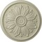 Ekena Millwork Kaya Ceiling Medallion (Fits Canopies up to 5 1/4"), Hand-Painted Clear Yellow, 23 5/8"OD x 1 1/2"P CM23KACYF - alternate 1